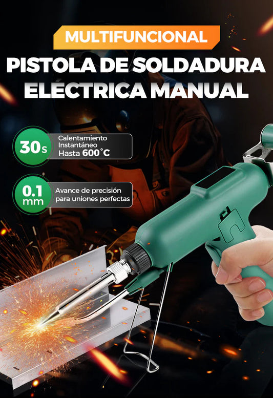 Solda PRO™- Soldador Eléctrico 80 W de Alta Eficiencia 8 en 1
