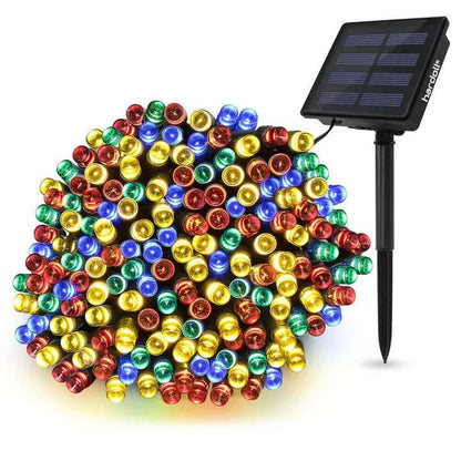 Luces Navideñas con PANEL SOLAR 30 METROS + ENVIO GRATIS