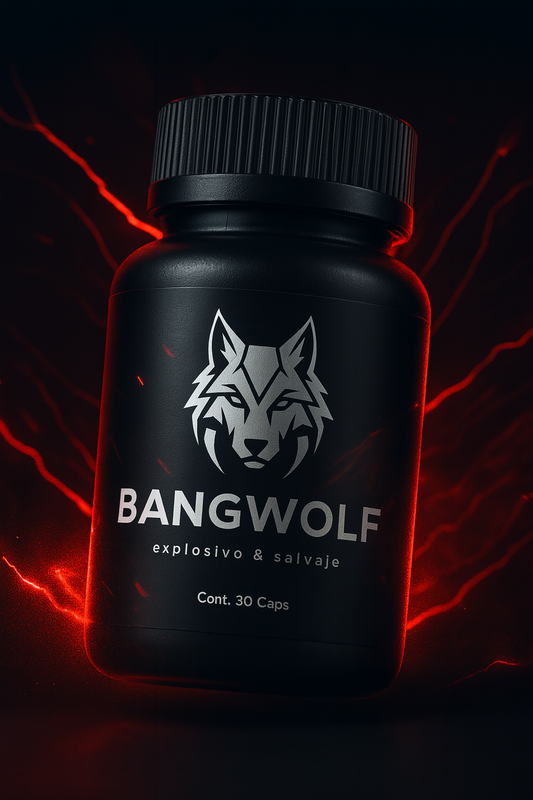 BANGWOLF™-Cápsulas con Maca Negra y Huarnapo Macho para Energía , Potencia y Rendimiento ,Fórmula avanzada Natural (30 cápsulas)